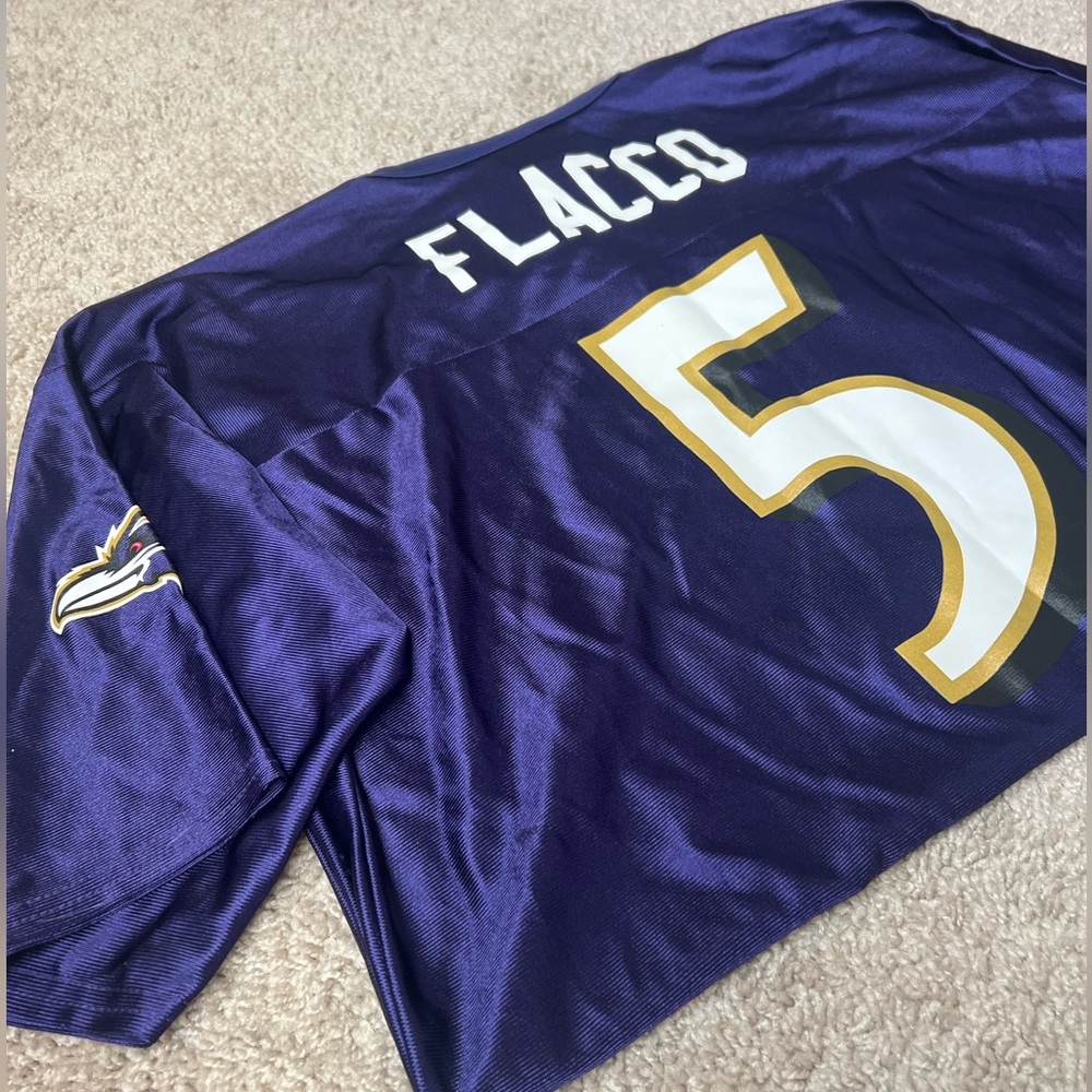 BALTIMORE RAVENS JOE FLACCO JERSEY ! MENS XL ! GREAT CONDITION !#5